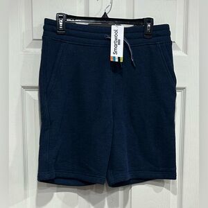 SmartWool Men's Small Recycled Terry Everyday Shorts Merino Wool Blue NWT